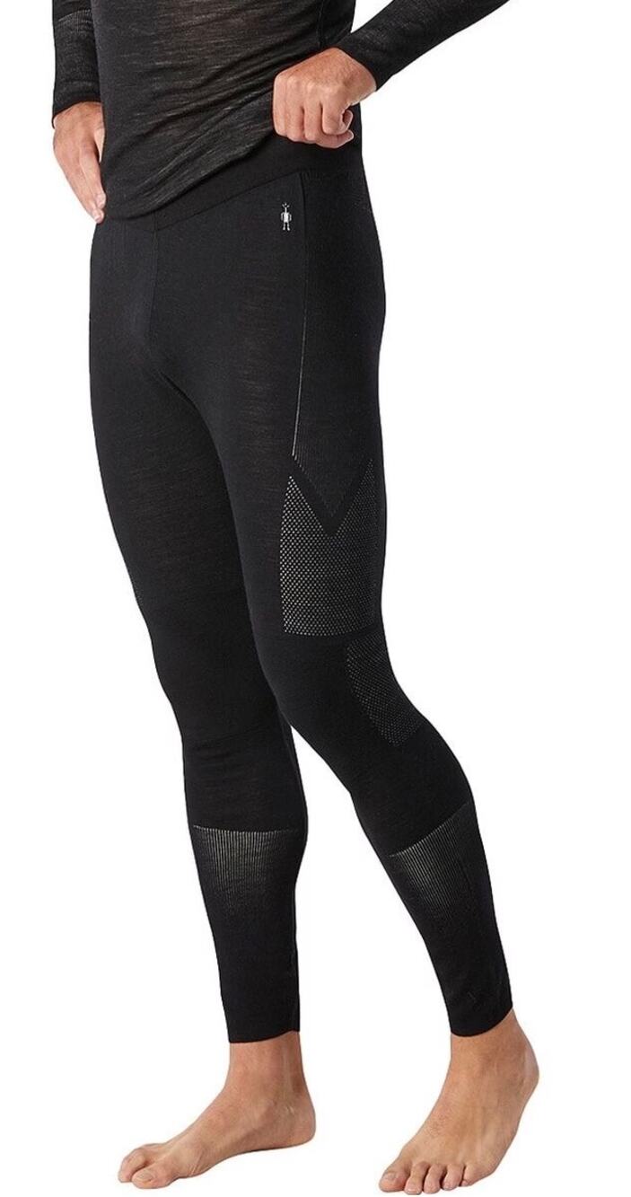 Smartwool Intraknit Thermal Merino Baselayer Bottom Pant Men's L Black/White